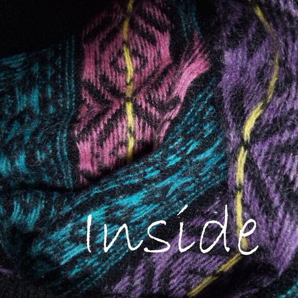 Handknit Nordic Fair Isles Pullover Sweater Wool - Picture 8 of 8